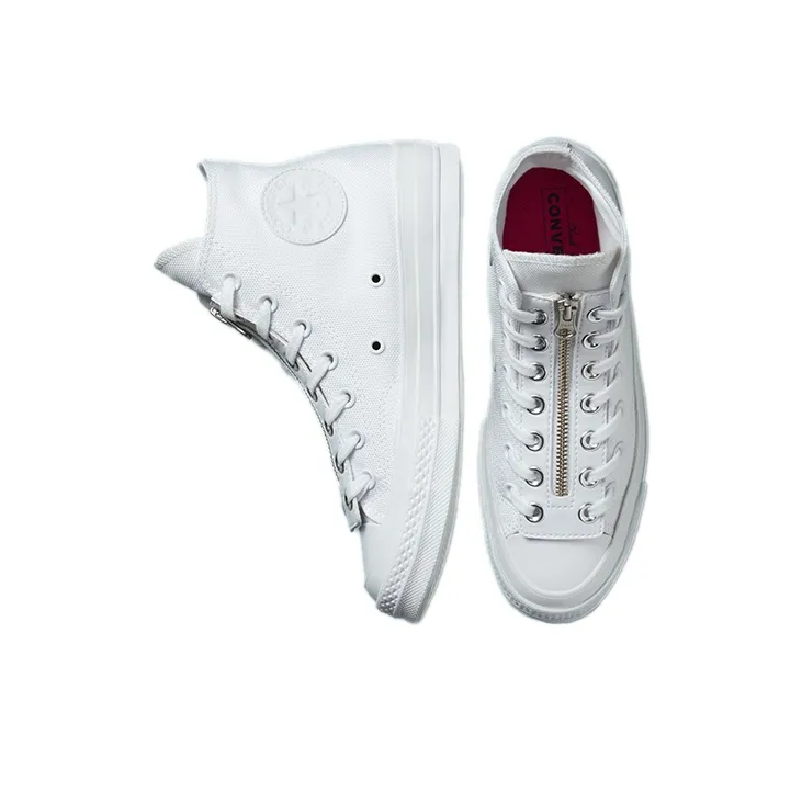 Converse Women's Chuck 70 Zip High 'Surface Fusion White' Women's-3