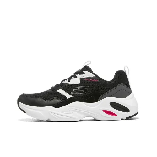 Skechers Stamina Airy LeisureSport Shoes Black/White Women's