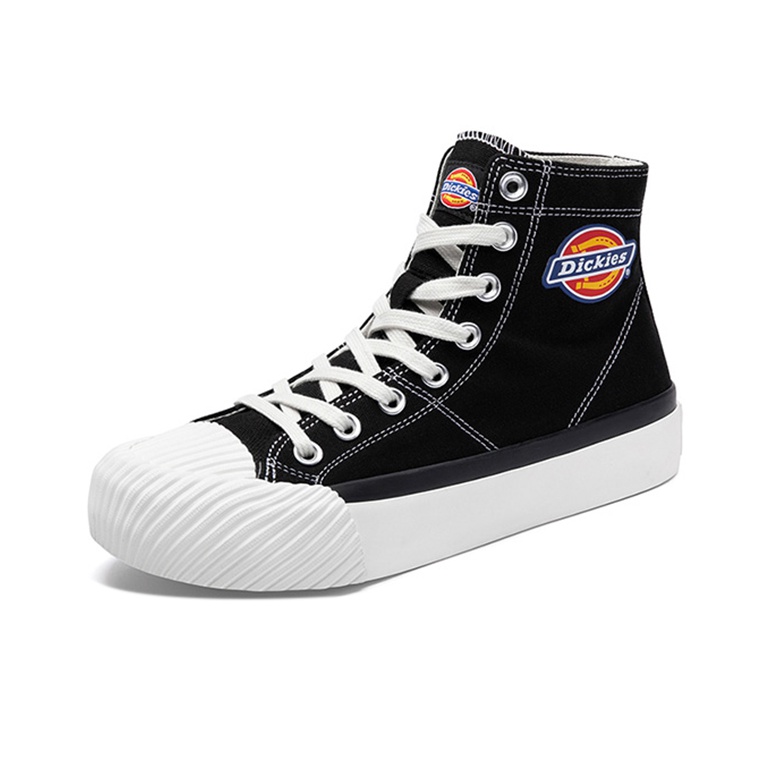 Dickies Canvas Shoes Unisex High-Top Black - POIZON