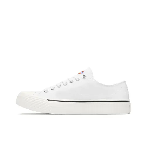 Dickies Canvas Shoes Unisex Low-Top White