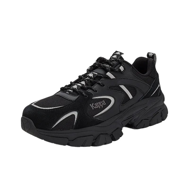 Kappa Low Top Chunky Sneakers Unisex Black-1