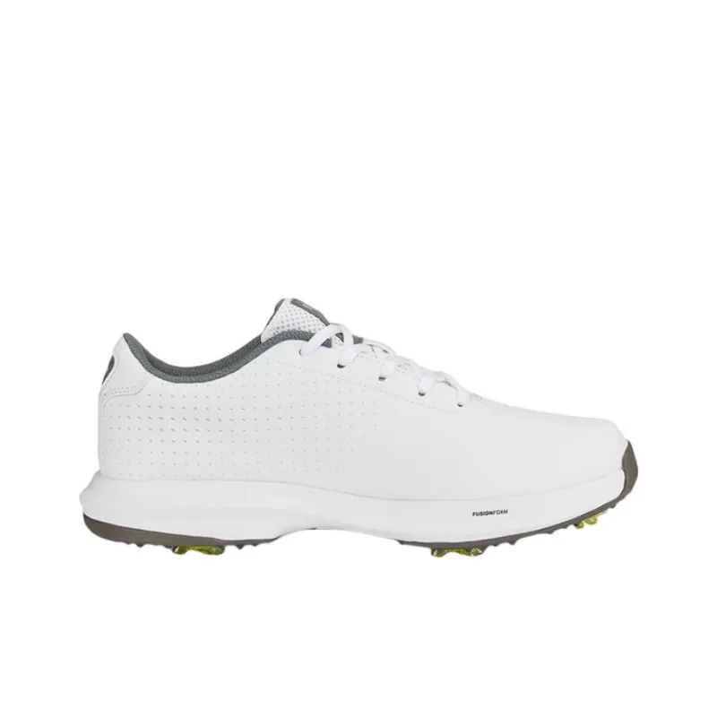PUMA Fusion Tech Anti Slip Wear Resistant Low Top Golf Shoes Men's White-1