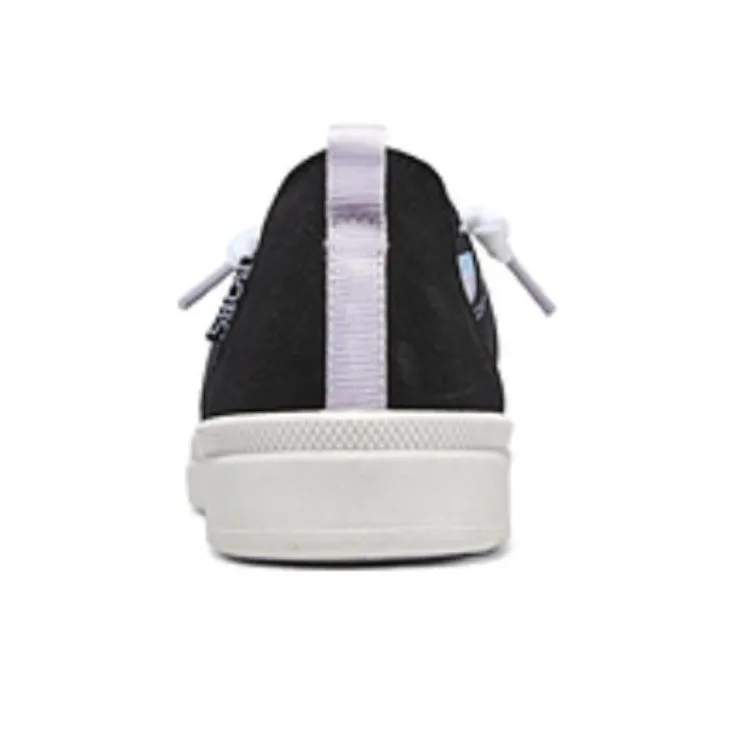 Skechers Bob's Slip Resistant, Abrasion Resistant, Breathable, Lightweight, Support Low Top Canvas Shoes Women's Black-3