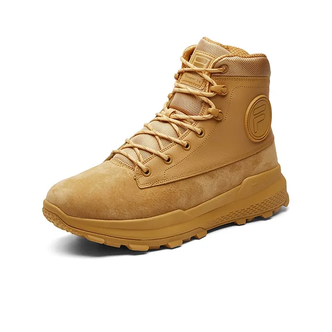 FILA Trooper 1S Outdoor Fleece Lined High Top Outdoor Yellow-1