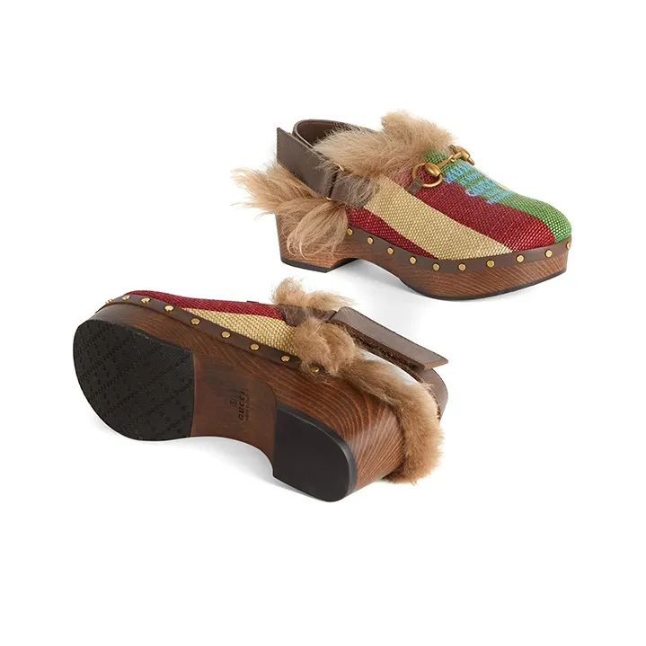 GUCCI Chunky Heel High Heels Women's-4