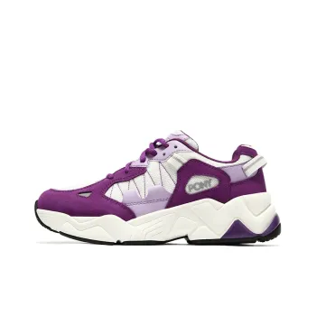 Pony Chunky Sneakers Women's Low Top White Purple