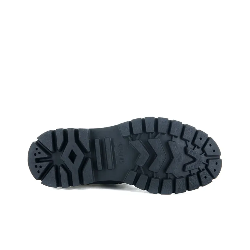 Palladium Pallashock Hkr Rains Anti Slip And Wear Resistant Breathable Low Top Canvas Shoes Unisex Black-4