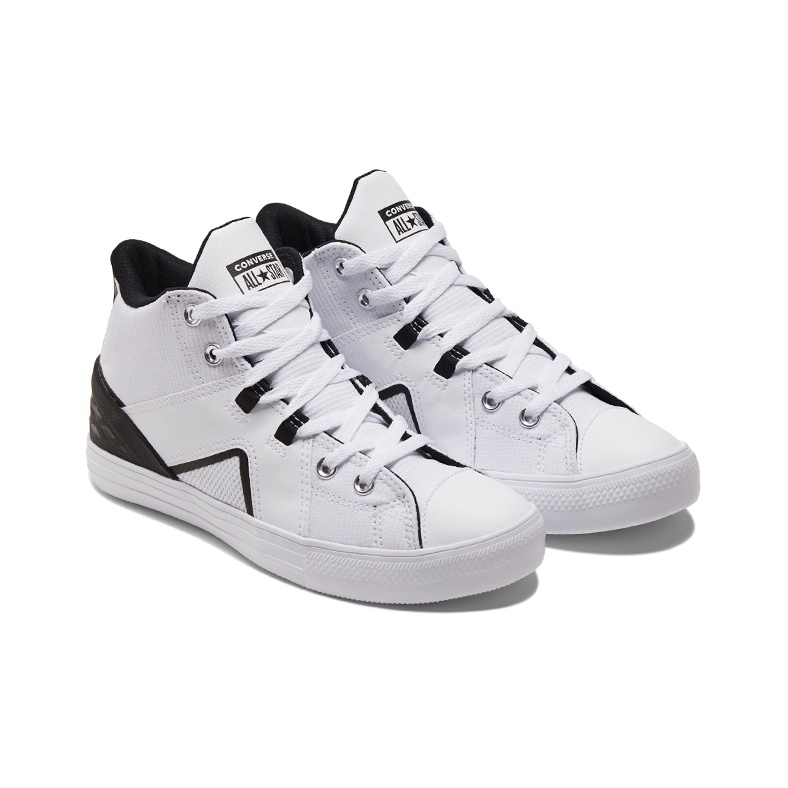 Chuck Taylor All Star Converse Flux Ultra Mid White Black POIZON