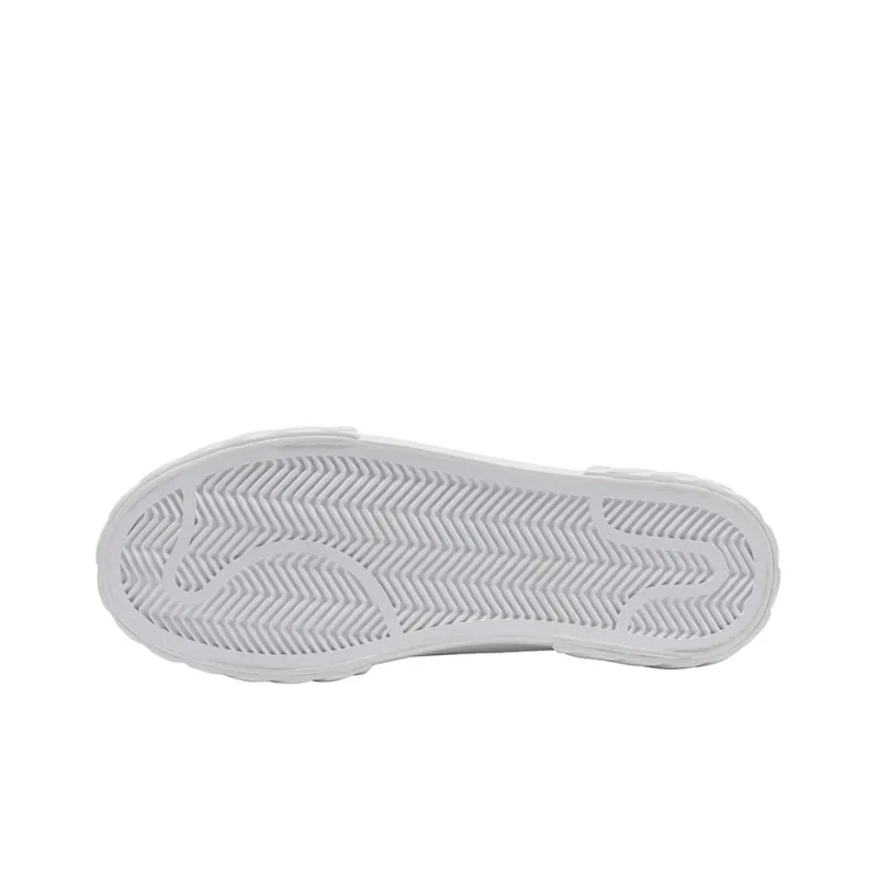 Warrior Wear resistant And Lightweight Low Top Canvas Shoes Unisex White Green-2