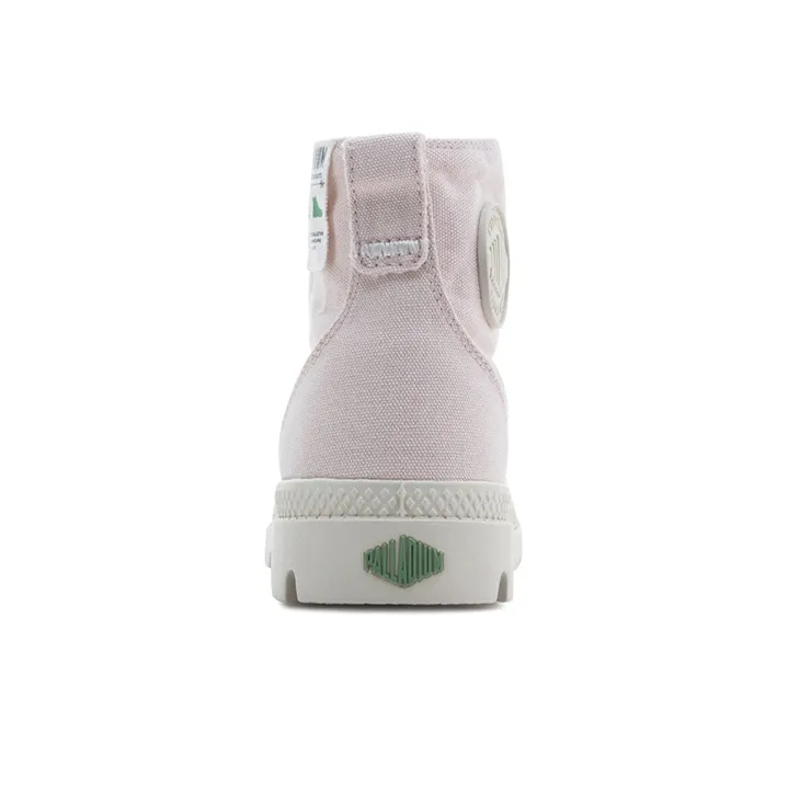 Palladium The Pampa Organic High Top Canvas Shoes Unisex Light Pink-3