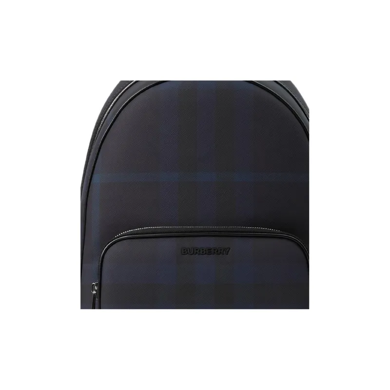 Burberry Bonded Polyurethane Backpack Men's Marine Blue-4