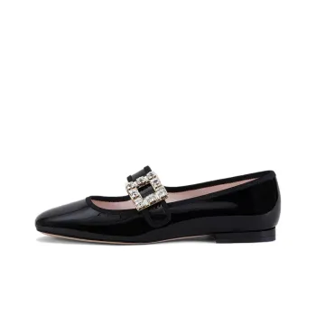 Roger Vivier Flat Shoes Women's Black