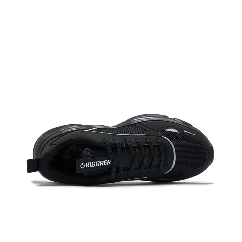 RIGORER Low Top Chunky Sneakers Men's Black-3