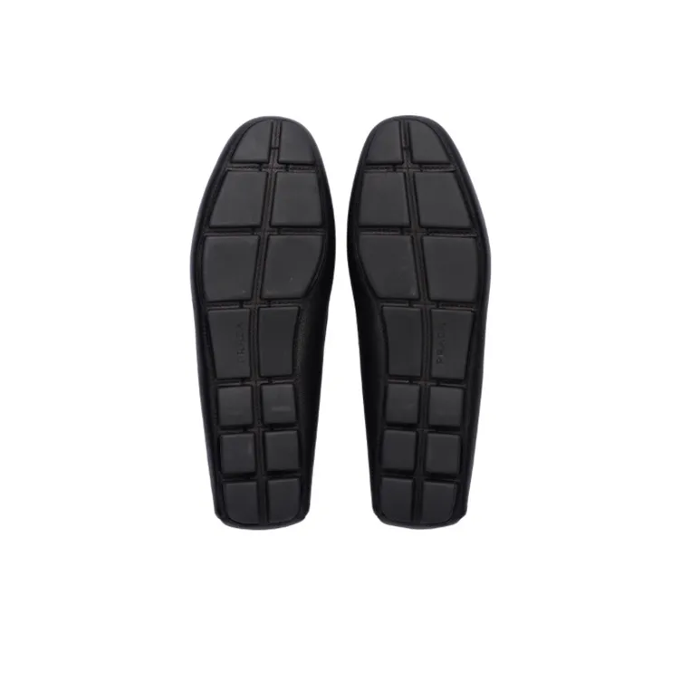 PRADA Prada Saffiano Girl Casual Shoes Low Heel Men's Black-4