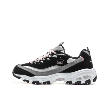 Skechers D'Lites 1.0 Chunky Sneakers Women's Low Top Black/Gray