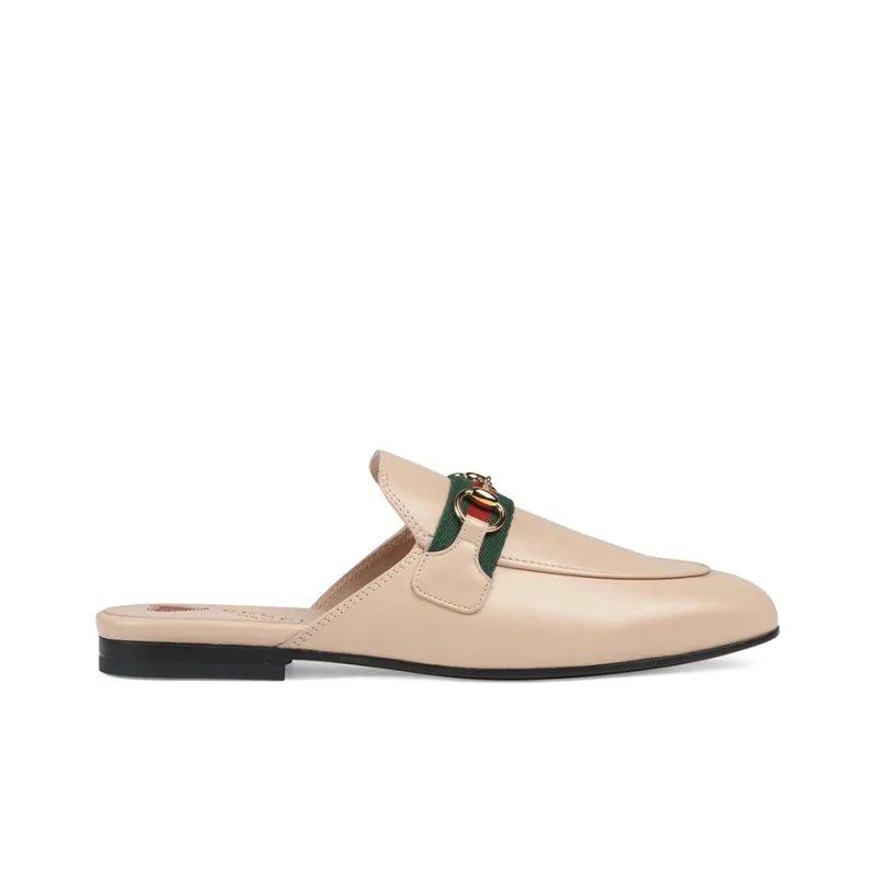 GUCCI Princetown Wrap-toe Slippers Women's Pink-1