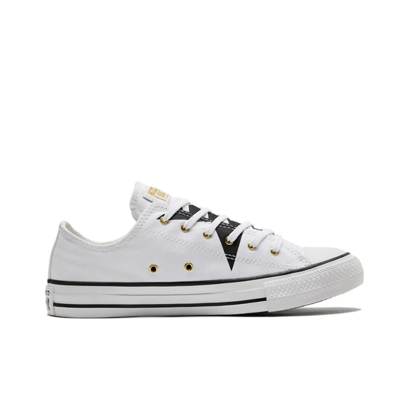 Converse Chuck Taylor All Star Low Top Canvas Shoes White/Black-1