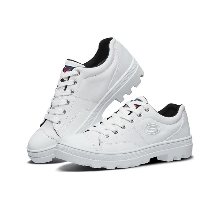 Skechers Roadies Low Top Canvas Sneakers White Women's-2
