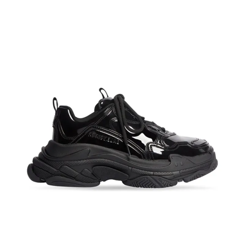 Balenciaga Triple S Black Patent-1