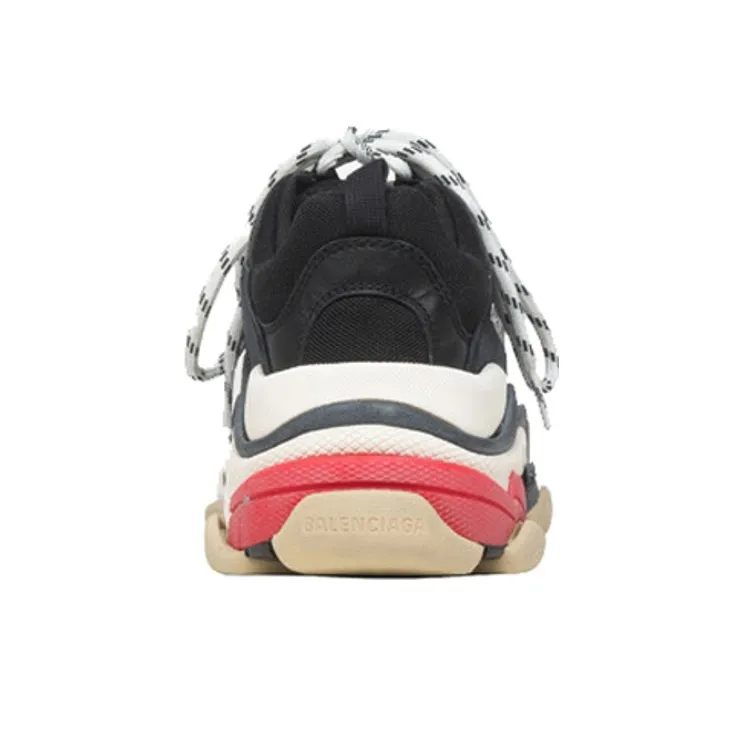 Balenciaga Women's Triple S Sneaker 'Black Red'-2