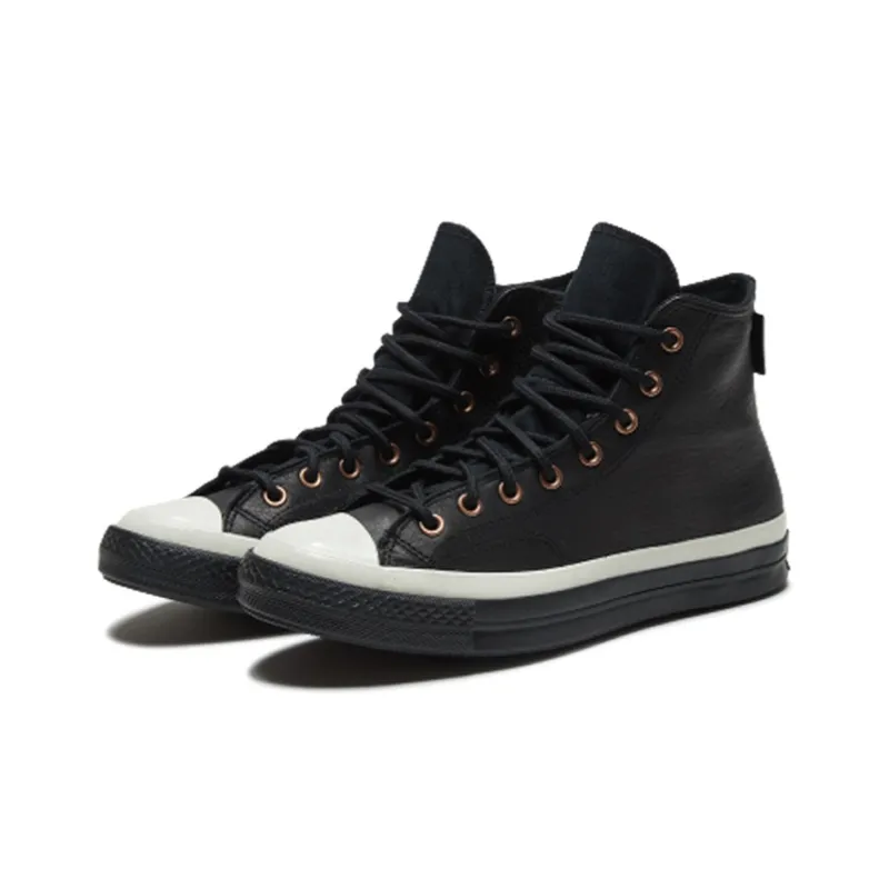 Converse Chuck 70 Hi 'Black Leather White'-2