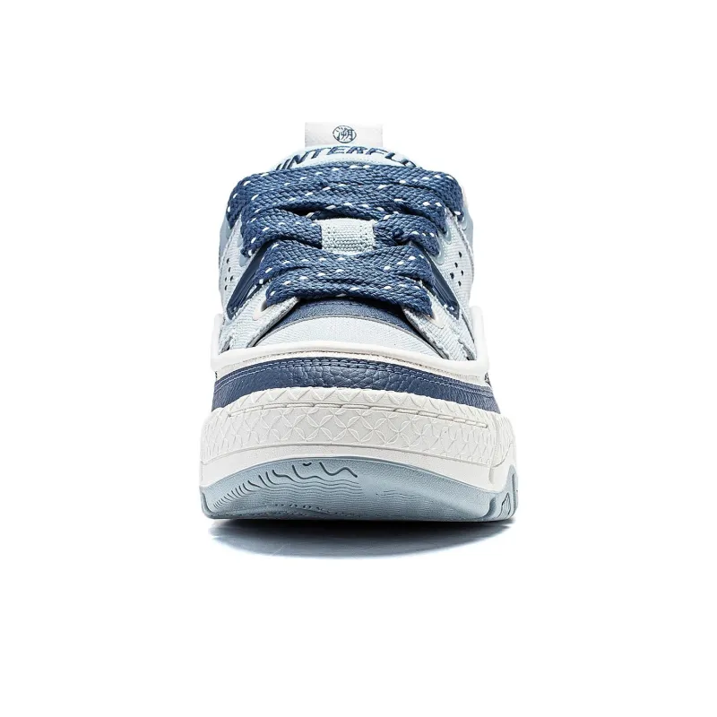 LiNing CF Tracing Honor 3.5 Anti Slip Wear Resistant Low Top Casual Shoes Men's Mist Blue-4