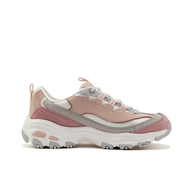 Skechers D'Lites 1.0 Low Running Shoes Pink/White Women's-1