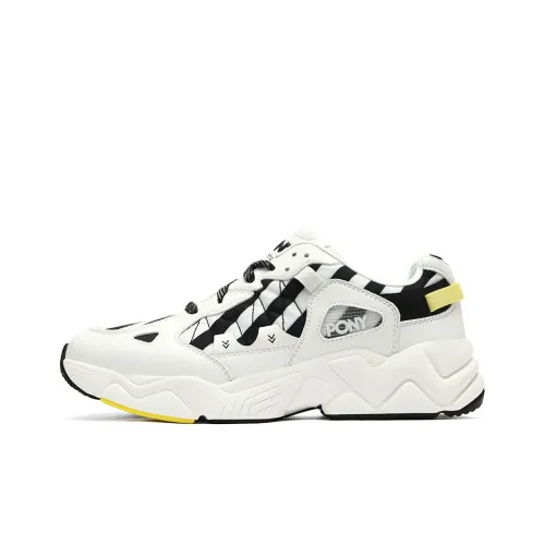 Pony Chunky Sneakers Women's Low-Top Lemon Yellow