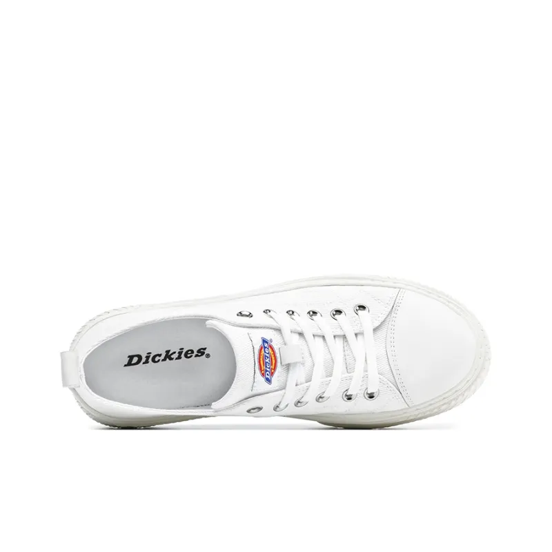 Dickies Canvas Shoes Men Low-Top White-2