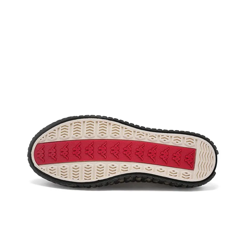 Kappa Anti Slip Wear Resistant Low Top Canvas Shoes Unisex Ecru-4