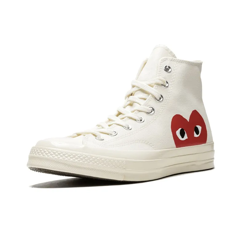 Chuck 70 Comme Des Garçons Play X Converse High 'Milk'-1