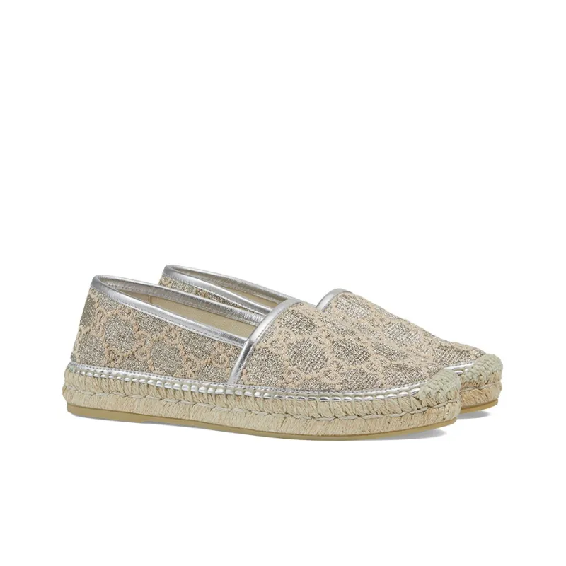 GUCCI Espadrilles Women's Silver-1