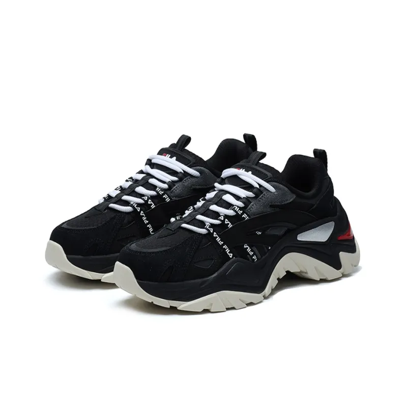 FILA Heritage FHT Low Chunky Sneakers Gs Black Women's-1