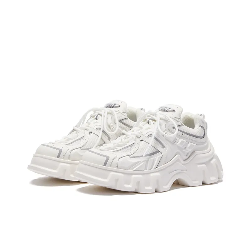 OGR Mecha Heavy Gravity Collection Chunky Sneakers Unisex Glazed White-2