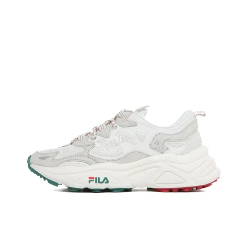 FILA Tena City Chunky Sneakers Unisex Low-Top White/Gray/Green