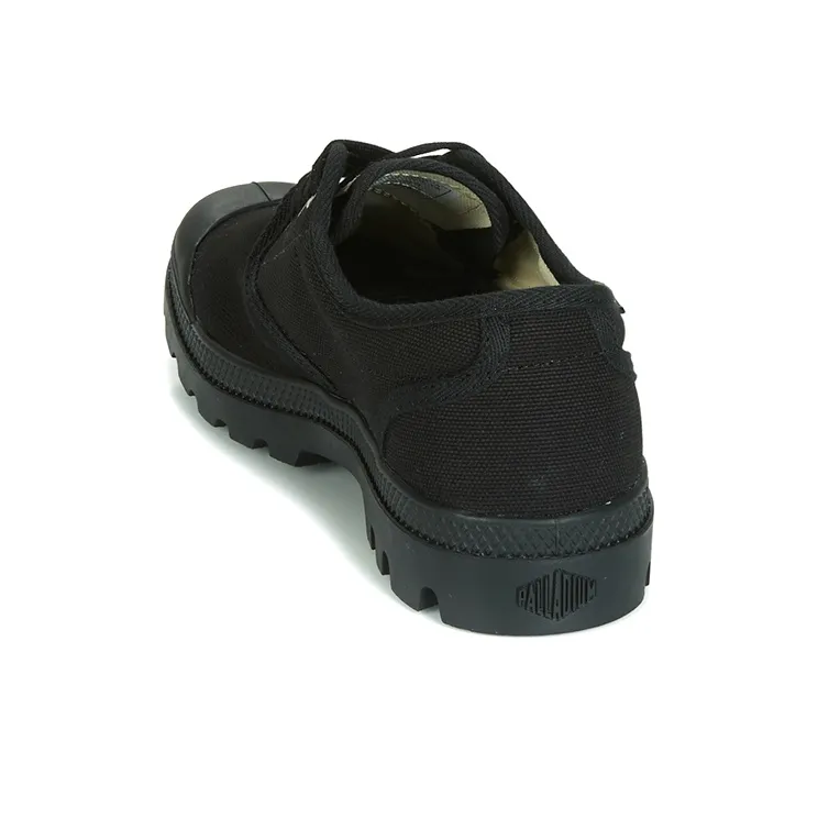 Palladium Pampa Ox Originale Canvas Combat Anti-Slip And Wear-Resistant Breathable Low-Top Canvas Shoes Unisex Black-4