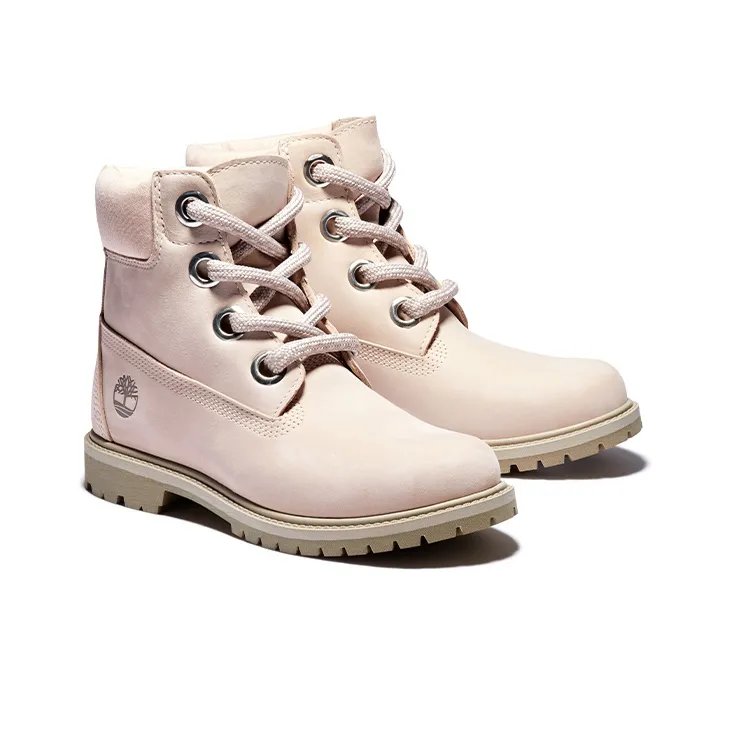 Timberland Heritage 6 Inch Waterproof Boots 'Light Pink Nubuck' Women's-1
