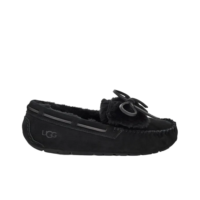 UGG Dakota Double Bow Bowknot Black Women's-1