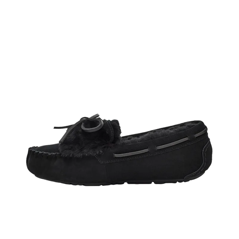 UGG Dakota Double Bow Bowknot Black Women's-0