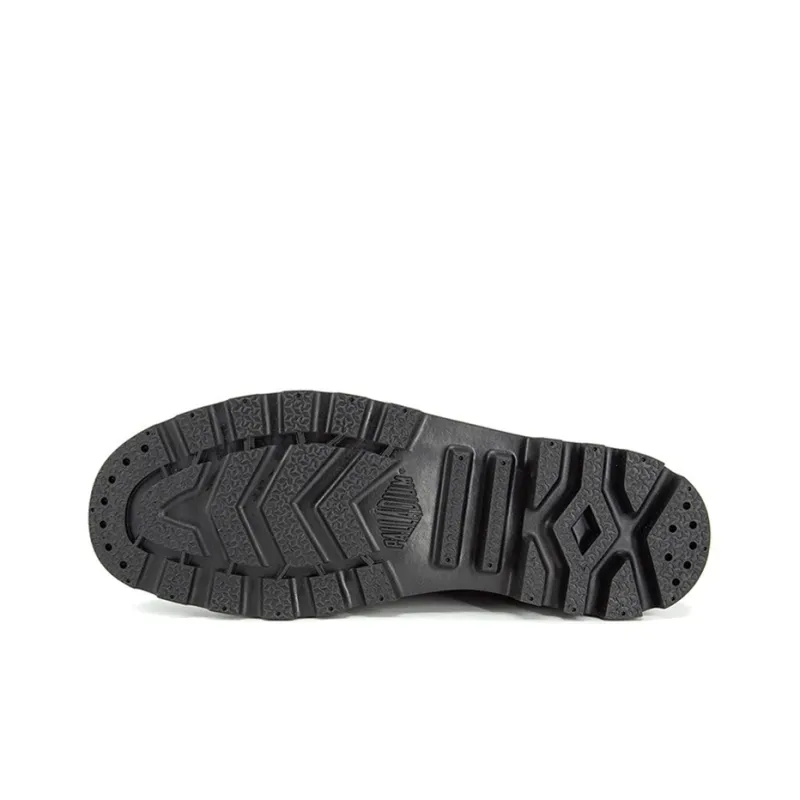 Smiley X Palladium Pampa Canvas Shoes Unisex High Top Black-4