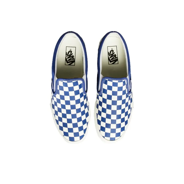 Vans Classic Slip On 'Nextor Checkerboard True Blue'-2