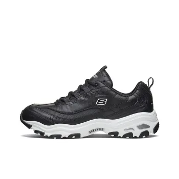 Skechers D Lites 1.0 Low Top Daddy Shoes Black