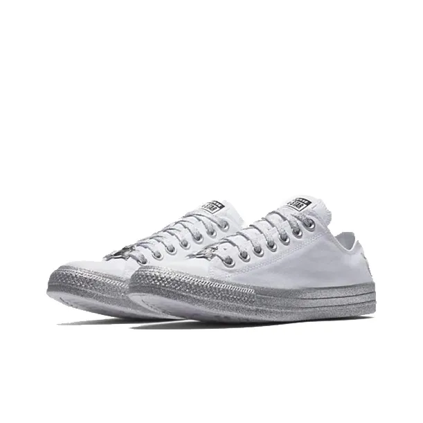 Converse Chuck Taylor All Star Low Miley Cyrus White Silver-2