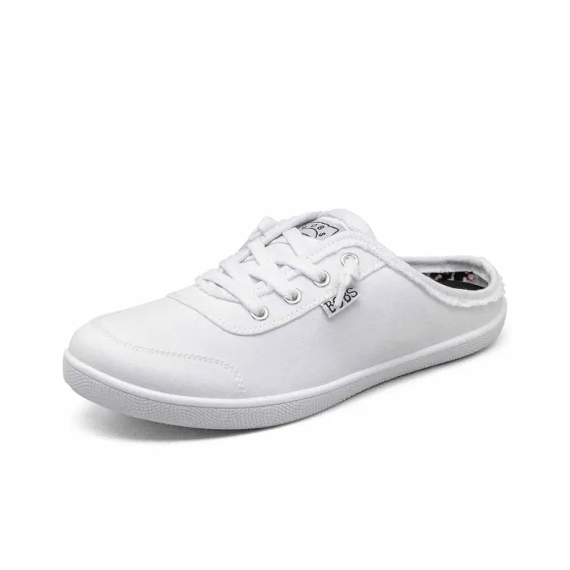 Skechers Canvas Shoes White Women's-3