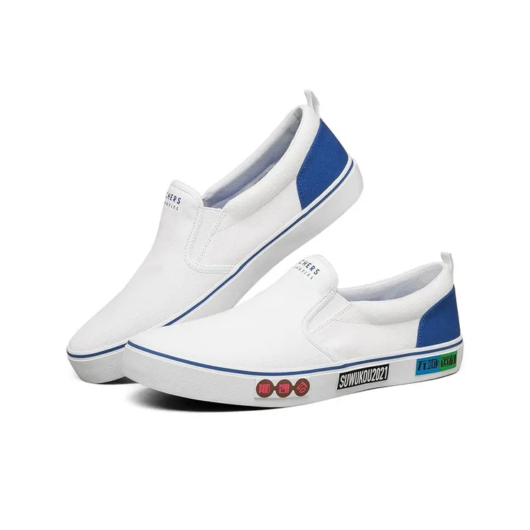 Skechers V Lites Canvas Shoes White Women's-2