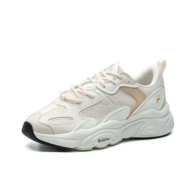 FILA Mars 2 Low Top Daddy Shoes For White/Pink Women's-1