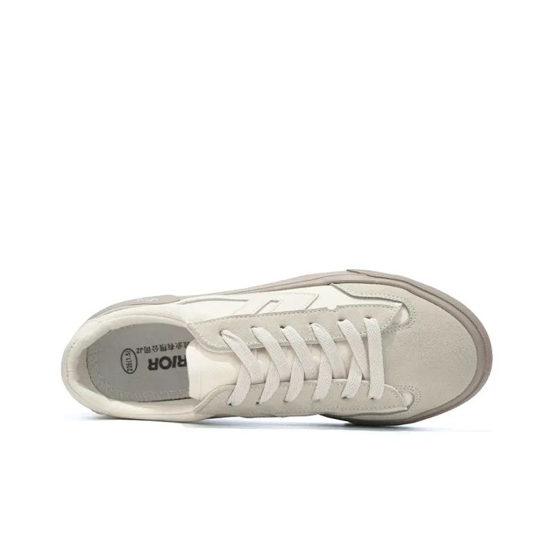 Warrior Divine Power Chinoiserie Collection De Xin Little Hooked Heel Low Top Retro Sports Canvas Shoes Unisex Beige-2