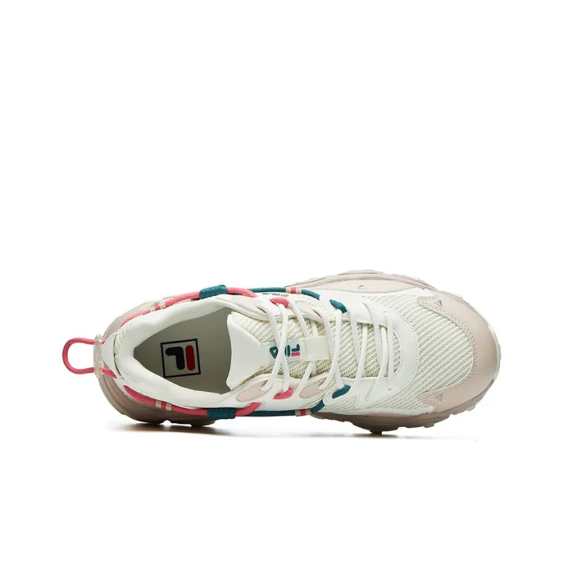 FILA Cat Claw 2.0 Cushioning Anti-Slip Wear-Resistant Breathability Low-Top Chunky Sneakers Women's Off-White-3