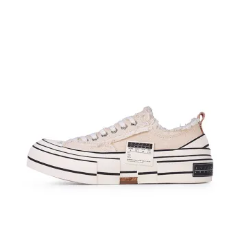 VESSEL G.O.P. Lows Creamy Low Top Canvas Shoes Unisex Ecru