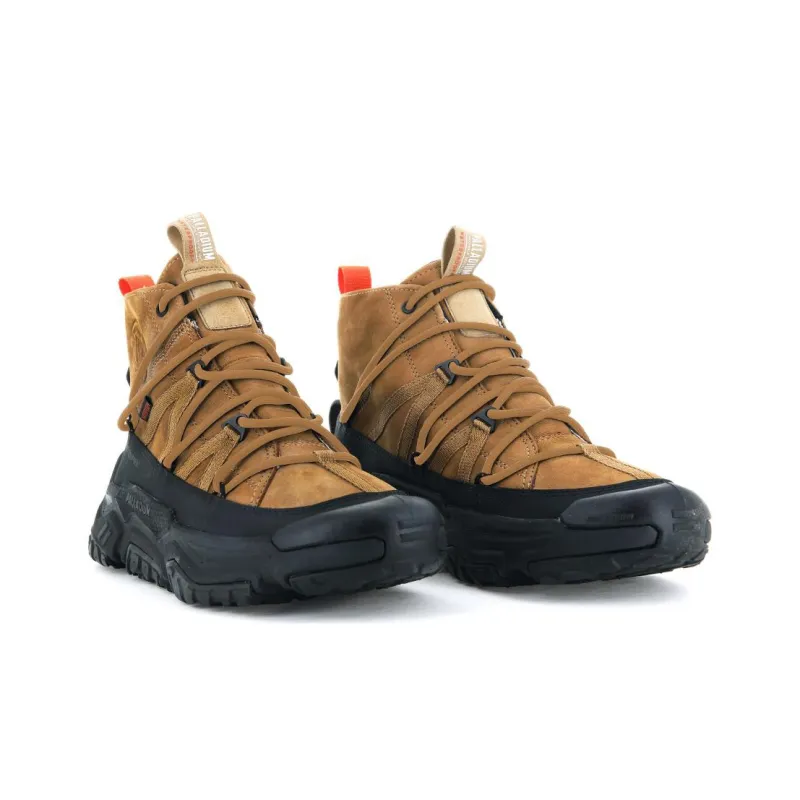 Palladium Off grid CRS NBK WP+ Waterproof And Wear resistant Short Outdoor Boots Unisex Brown-4